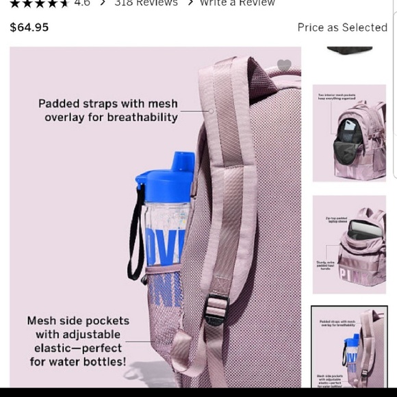 NEW Victoria's Secret PINK Cheetah Backpack - Picture 7 of 8